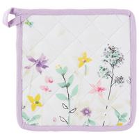 Topflappen Viola - Pink/Champagner, MODERN, Textil (21/21cm) - Luca Bessoni