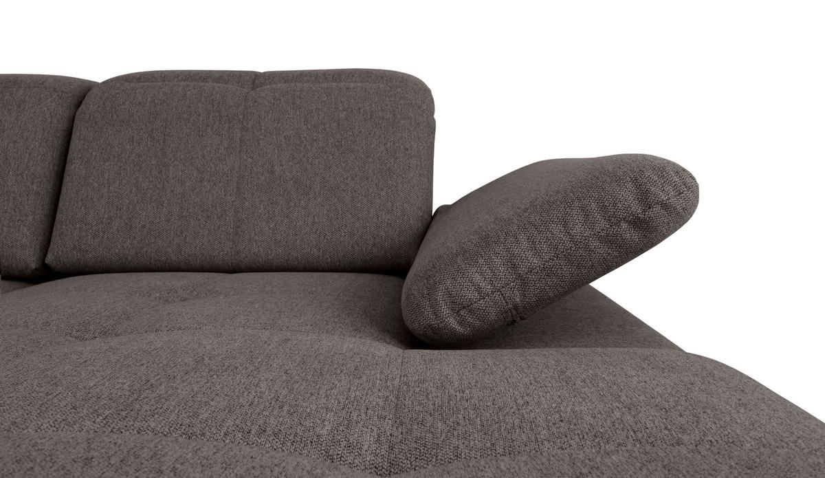 Wohnlandschaft Ramzes Grau U: 215x328x173 cm - Grau, Design, Textil (215/328/173cm) - MID.YOU