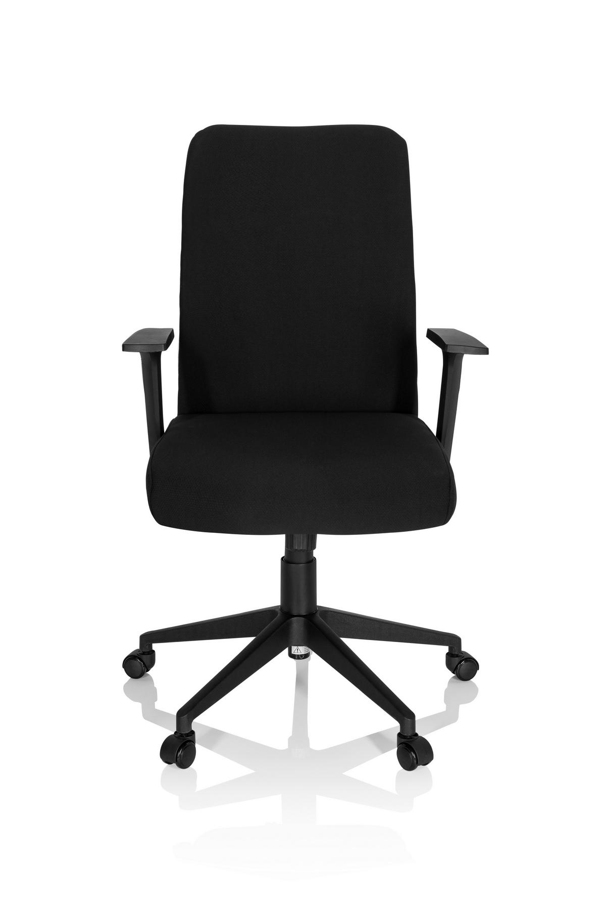 Drehstuhl Cosio I Schwarz - Schwarz, MODERN, Kunststoff/Textil (65/120/62cm) - MID.YOU