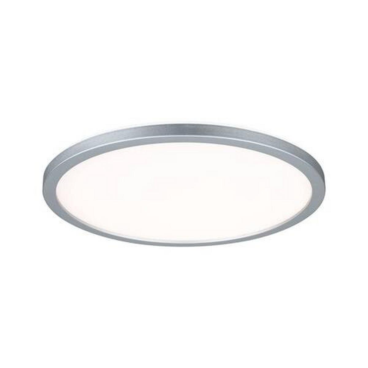 LED-Paneel Ø 29,3 cm Rund dimmbar - Chromfarben, Basics, Kunststoff (29,3cm) - Paulmann