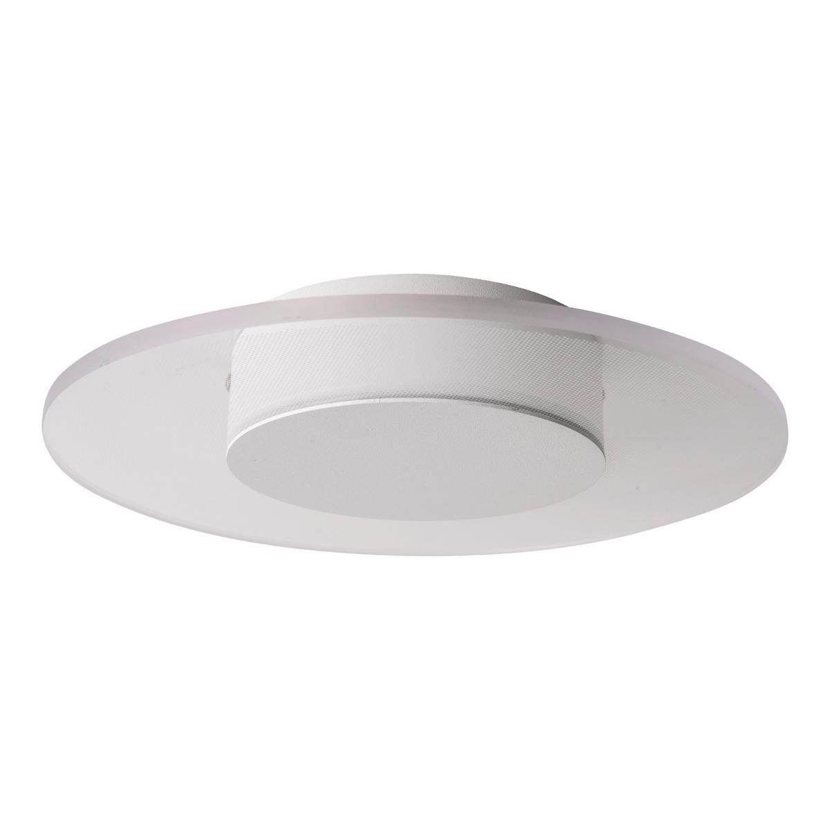 LED-Deckenleuchte Ø 29 cm dimmbar - Weiß, KONVENTIONELL, Kunststoff/Metall (29/5cm) - Näve