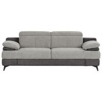 3-sitzer-sofa Titus Hellgrau/dunkelgrau - Dunkelgrau/Hellgrau, Design, Textil (225/80/104cm) - Livetastic