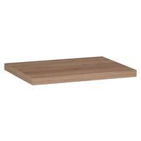 Waschtisch-Abdeckplatte Bavelli 63x44,5 cm Eiche Dekor - Eichefarben, KONVENTIONELL, Holzwerkstoff (63/4/44,5cm)