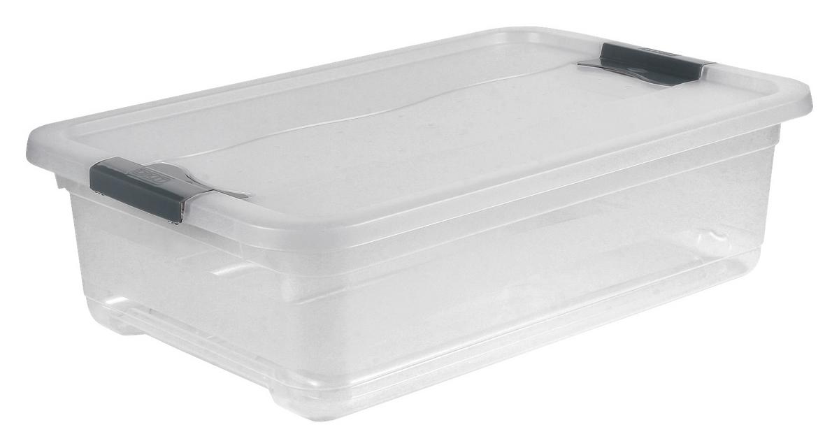 Keeeper Kristallbox Cornelia 28 L Transparent - Transparent, MODERN, Kunststoff (59,5/39,5/17cm)