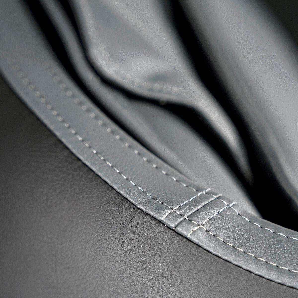 MASSAGESESSEL Schwarz B: 76cm - Schwarz, Basics, Kunststoff/Textil (76/113/155-175cm) - iRest