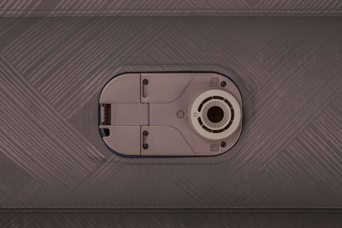 Luftbett Anita 191x97x46 cm Bis 180kg, inkl. Pumpe - Braun/Grau, KONVENTIONELL, Kunststoff/Metall (191/97/46cm) - Bestway