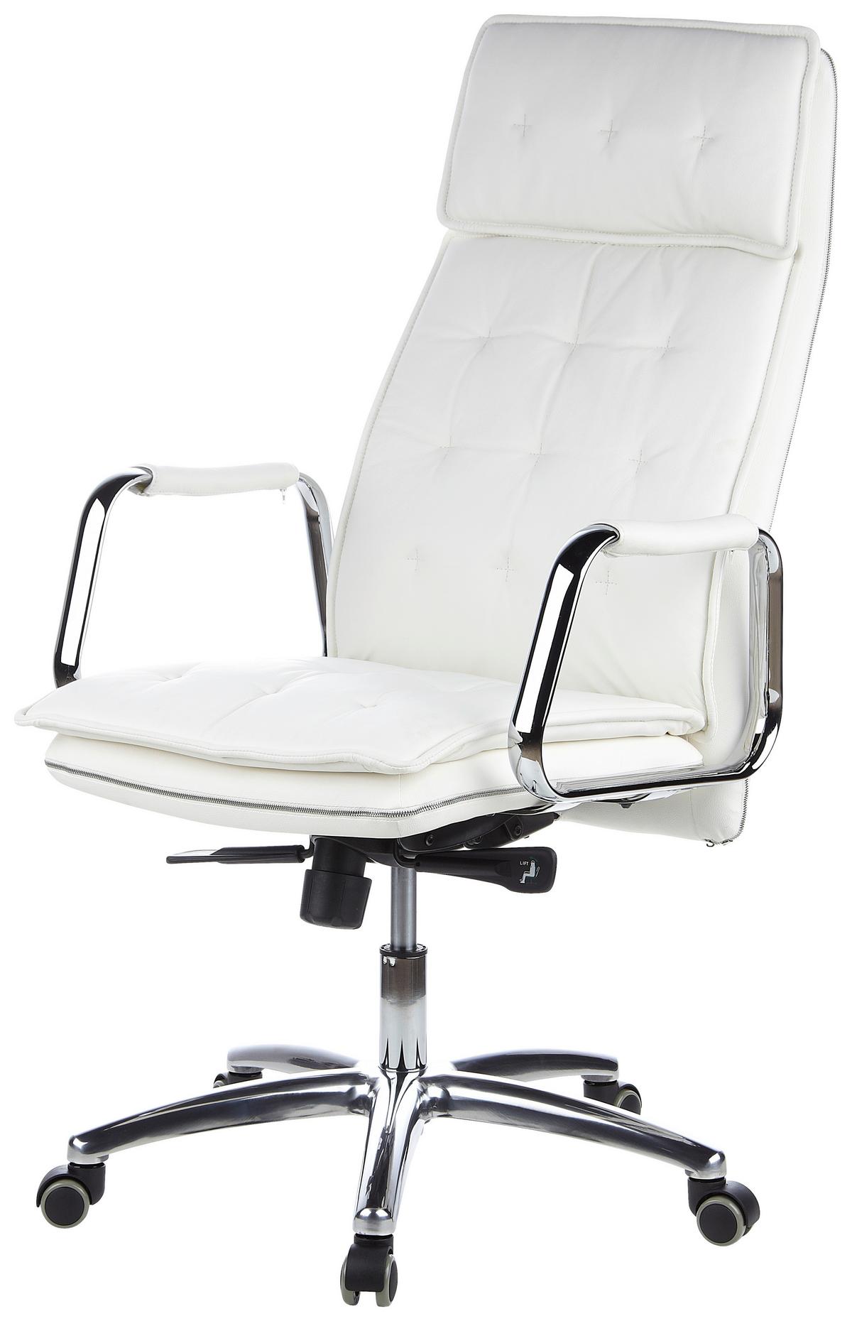 Chefsessel Villa Creme Bis 120 Kg - Creme, Basics, Leder/Kunststoff (60/130/48cm) - MID.YOU