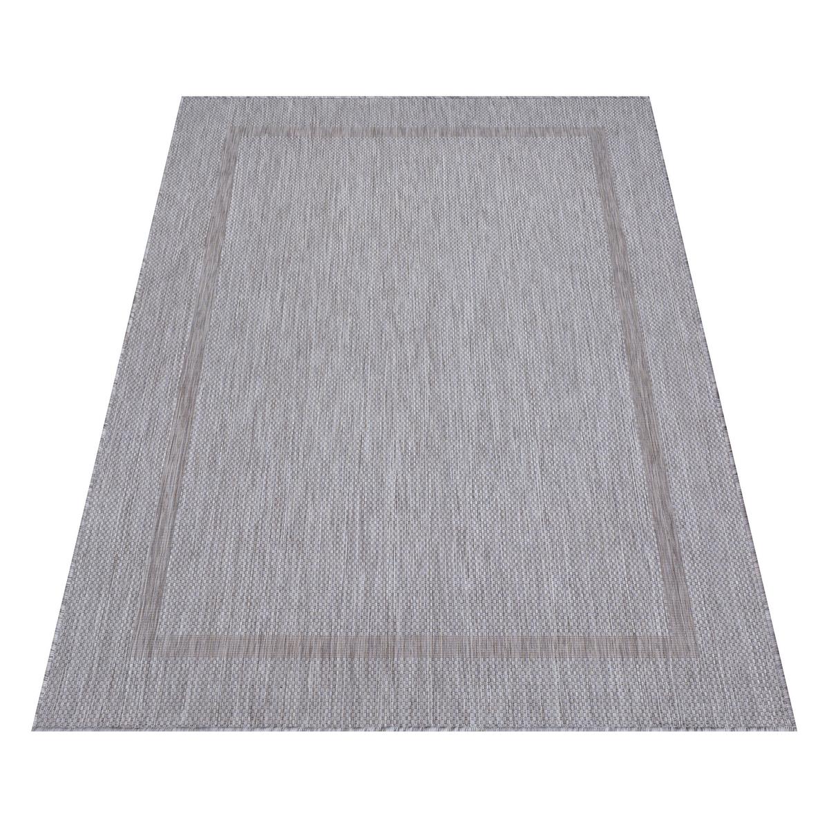 Flachwebteppich Relax - Silberfarben, Basics, Textil (160/230cm) - Novel