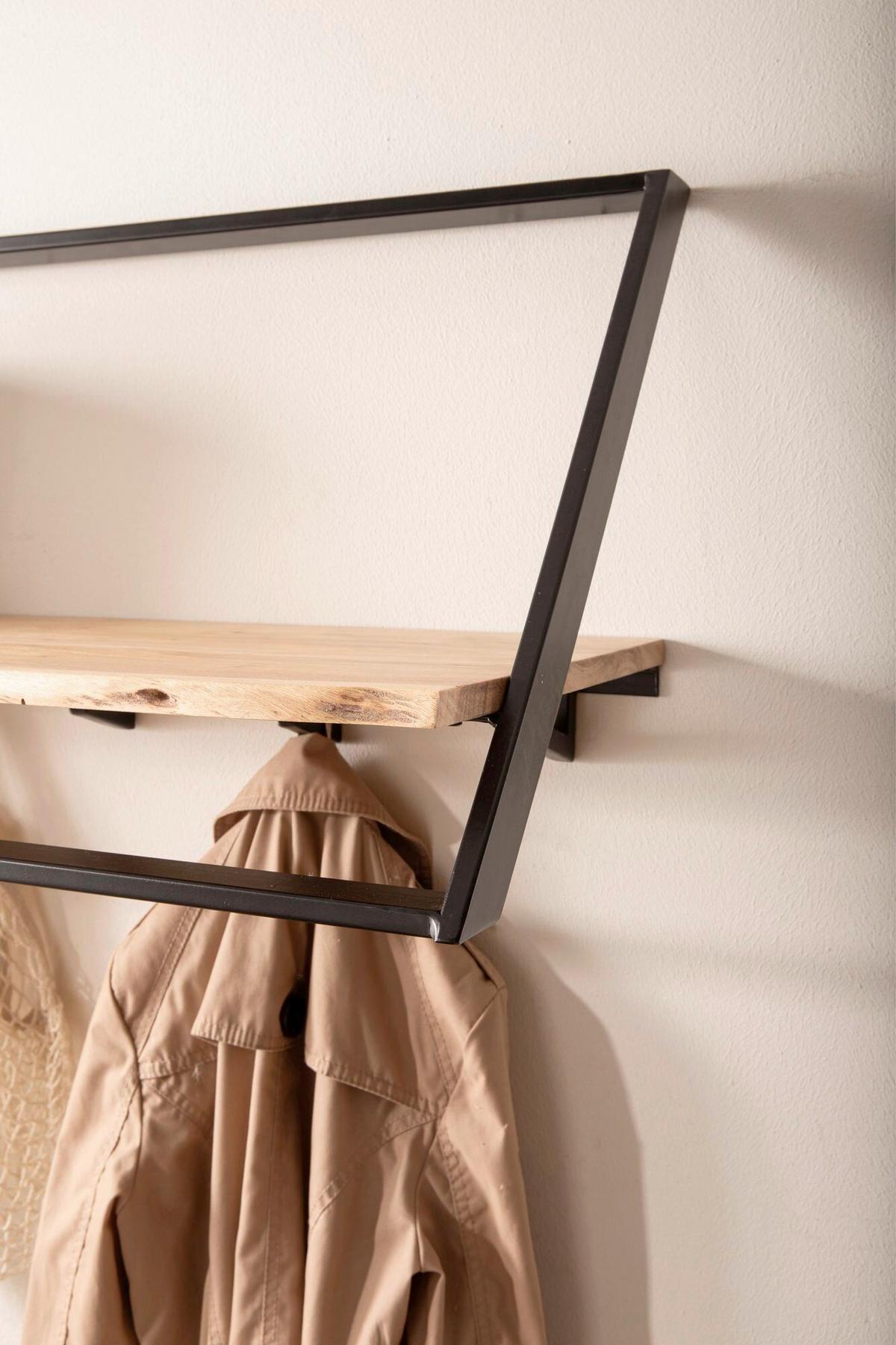 GARDEROBE Akaziefarben B: 100cm - Akaziefarben, Design, Holz (100/40/32,5cm) - Livetastic