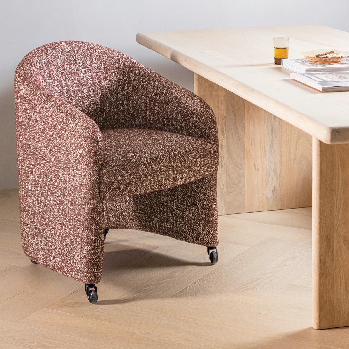 ARMLEHNSTUHL Cordo Braun/Rostfarben B: 64cm - Rostfarben/Braun, MODERN, Kunststoff/Textil (64/83/64cm) - Livetastic