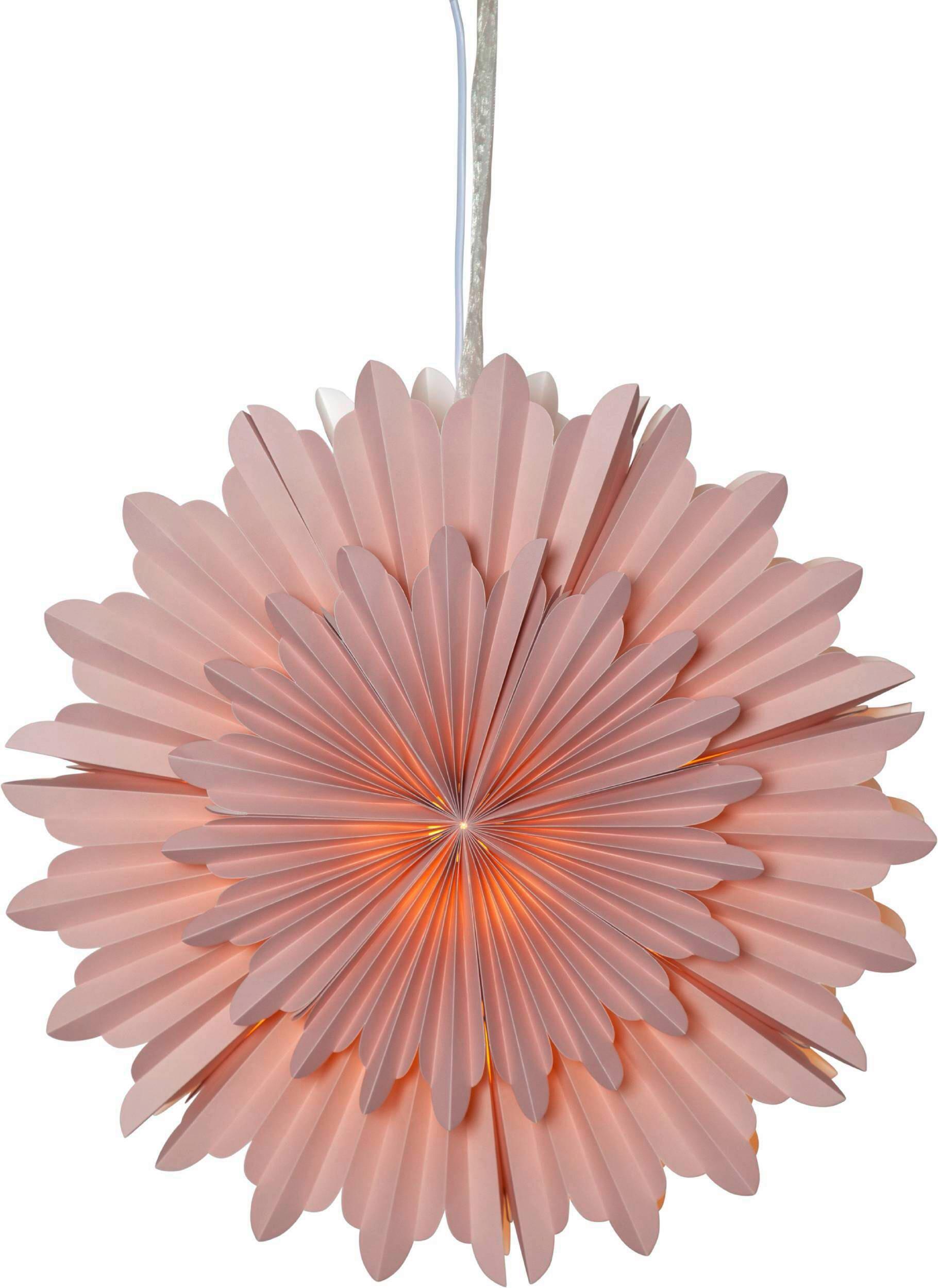 Led-dekoleuchte 411382 Crystal - Pink, Basics, Papier (50/20/50cm) - Eglo