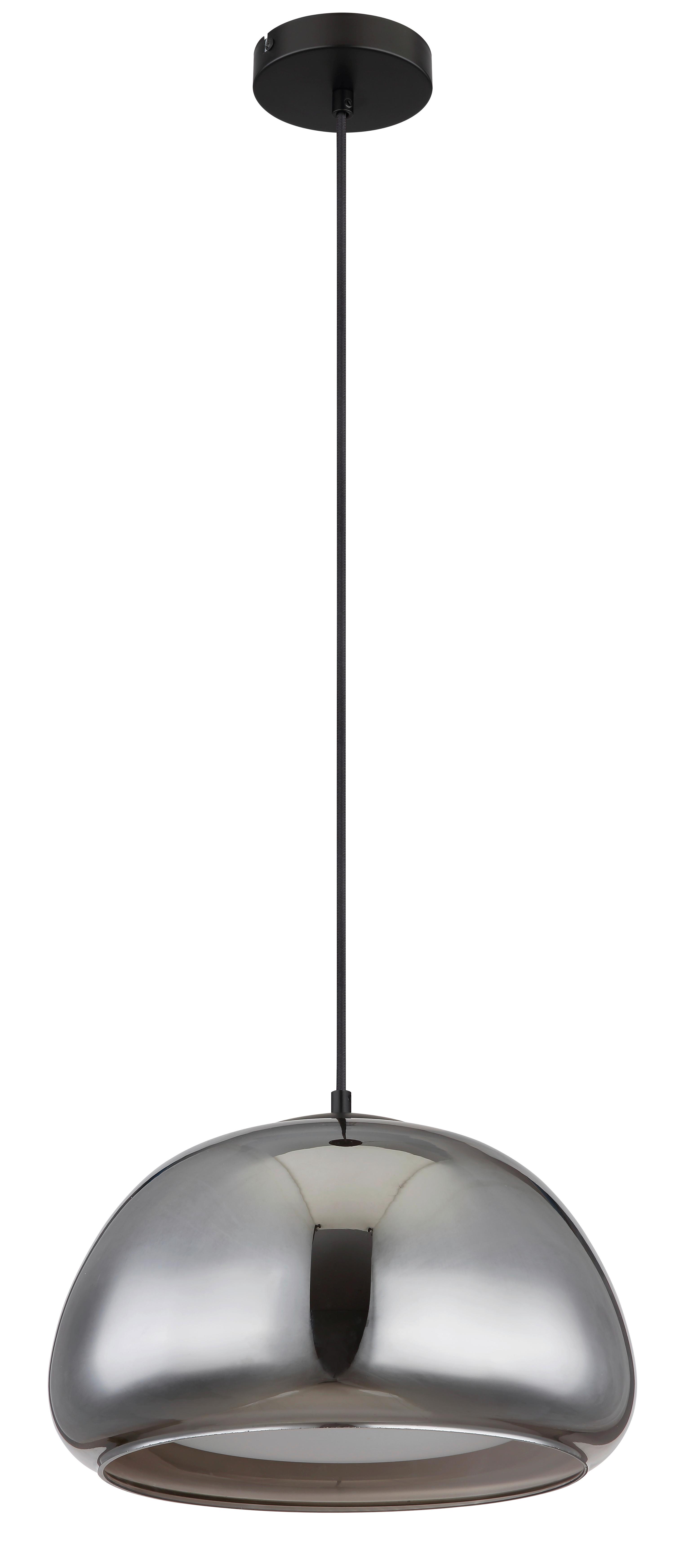 ZÁVĚSNÉ SVÍTIDLO JELLA - černá/světle šedá, Trend, kov (40/120cm)