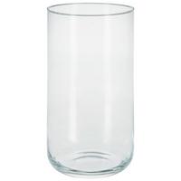 Vase Jolie Zylindrisch, Konisch, Konvex Glas H: 30 Cm - Klar, Basics, Glas (15/30cm) - Luca Bessoni