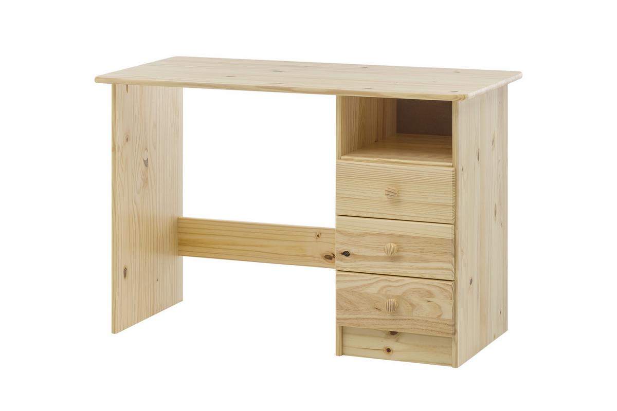 Schreibtisch Naturfarben L: 110cm - Naturfarben, Natur, Holz (110/54/73cm) - Livetastic