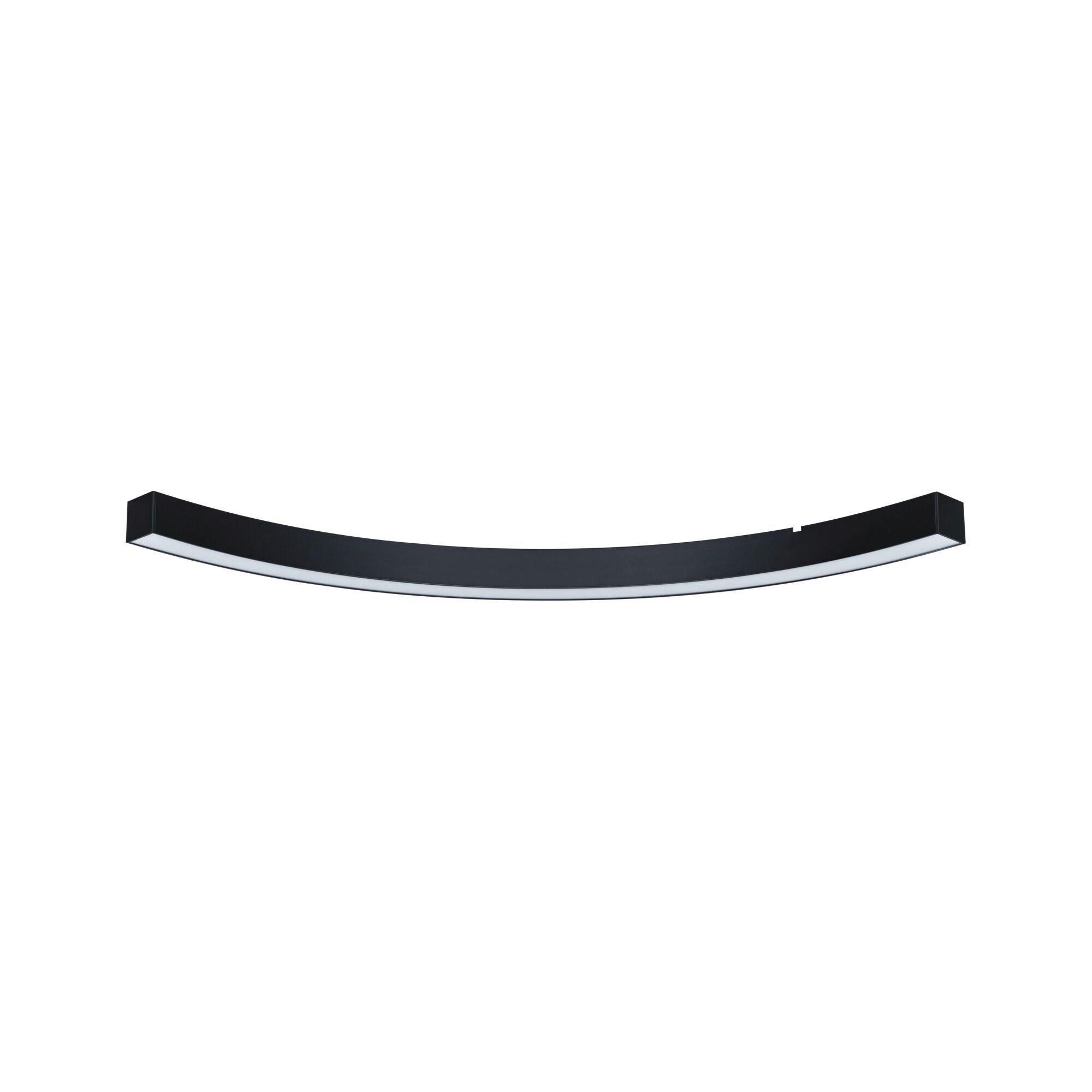 Schienensystem-Verbinder Linion Schwarz B: 53,5 cm - Basics (53,5/53,5/4cm) - Paulmann