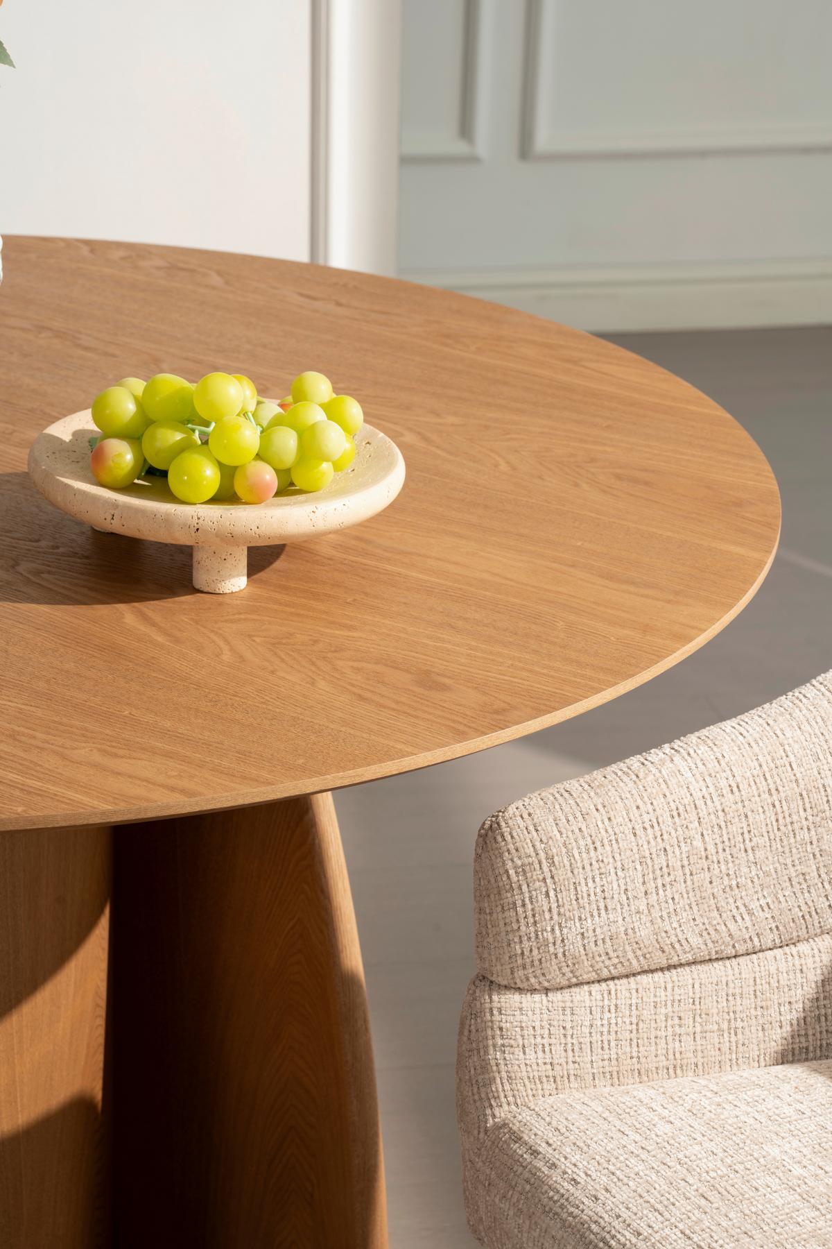 Esstisch Atlas Eichefarben D: 120 cm - Eichefarben, MODERN, Holz/Holzwerkstoff (120/120/75cm) - Livetastic