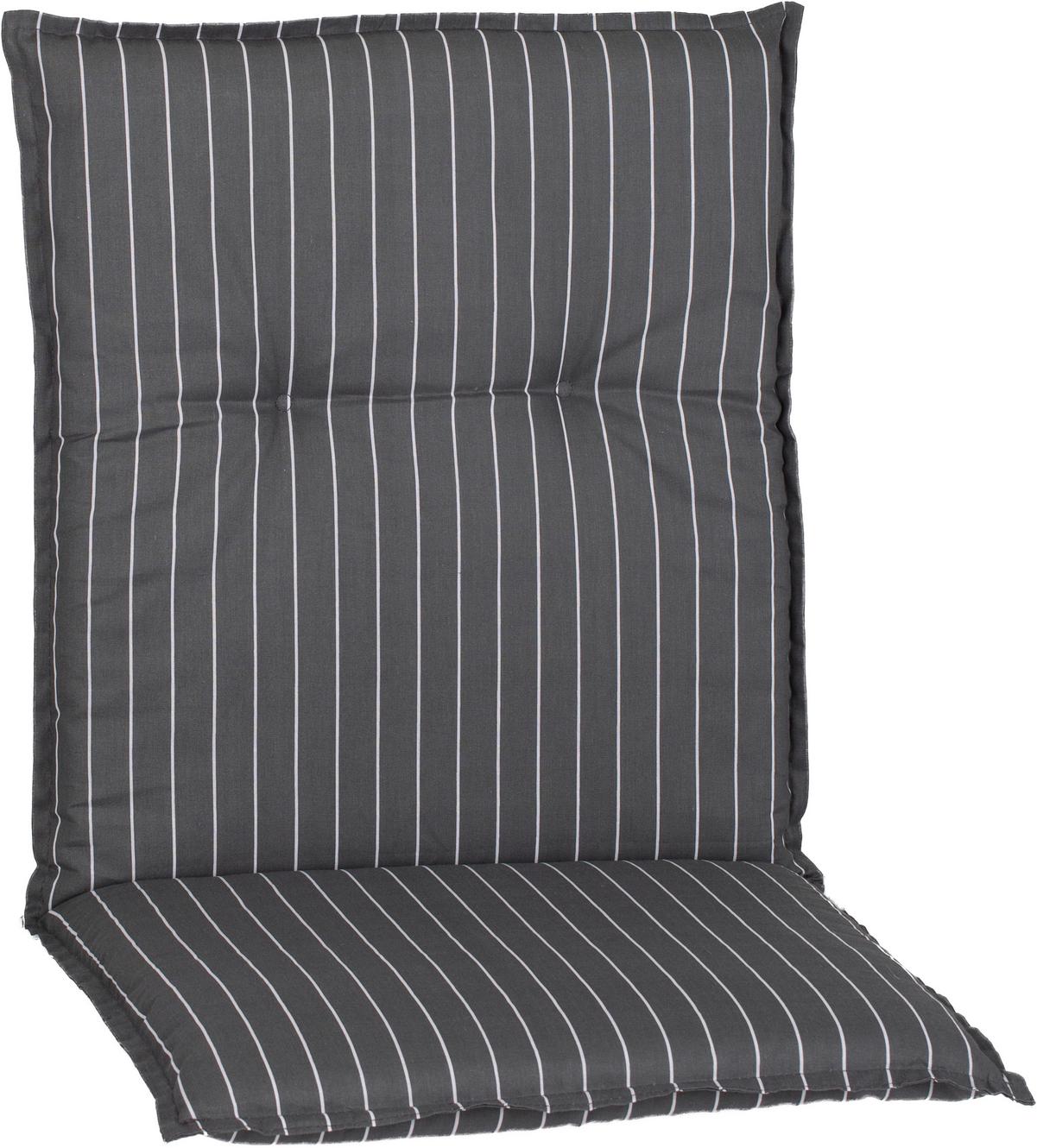 Niederlehner Auflagen 4er-Set Belm 100x50x6cm Grau/Weiß - Weiß/Grau, Basics, Textil (100/50/6cm) - Gardenson