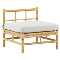 Loungesofa Cane - Hellbraun, KONVENTIONELL, Holz (71,5/71/75cm) - Gardenson