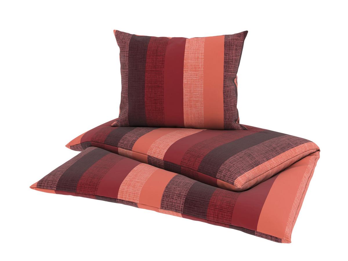 BETTWÄSCHE LINKÖPING - Rot/Lachsfarben, MODERN, Textil - Luca Bessoni