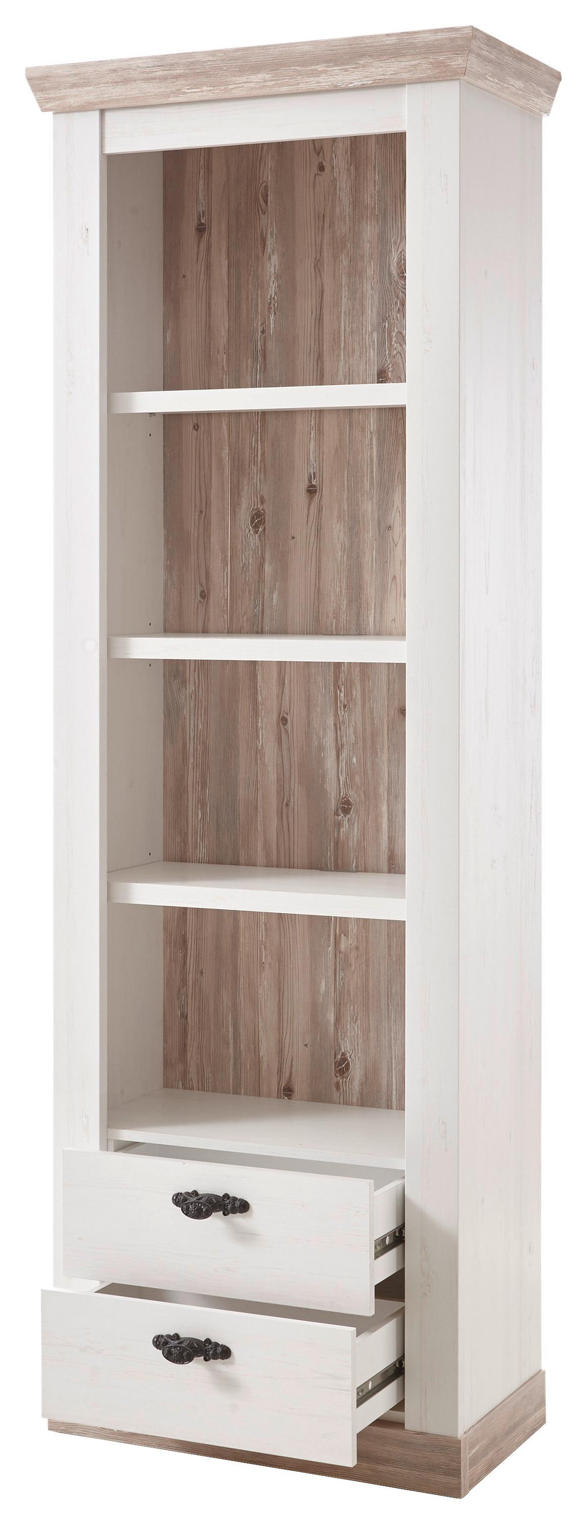 Vitrine Florenz Pinienfarben B: 70cm - Pinienfarben, Design, Holzwerkstoff (70/201/37cm) - MID.YOU