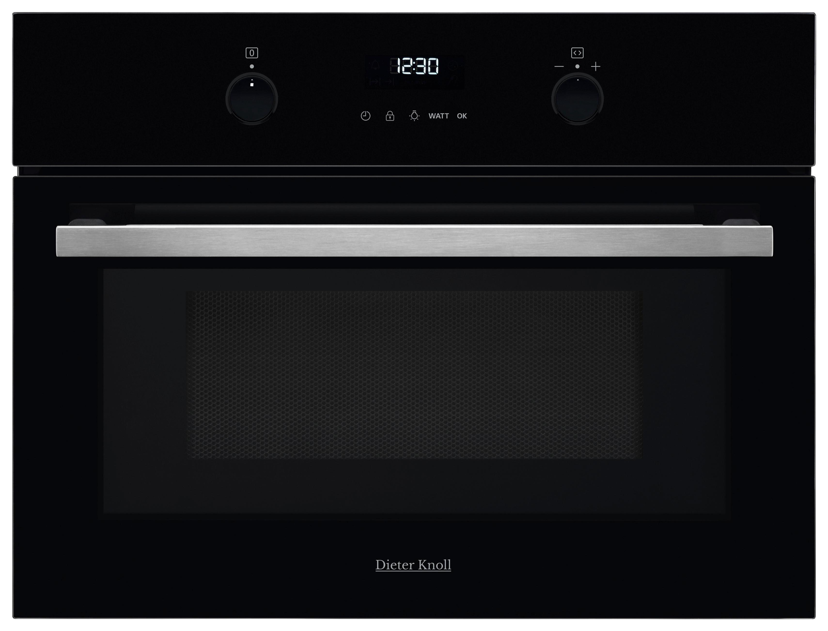 VSTAVANÁ MIKROVLNNÁ RÚRA DKK57304BK - čierna/farba ušľachtilej ocele, Basics, kov (59,9/45,5/56,7cm) - Dieter Knoll