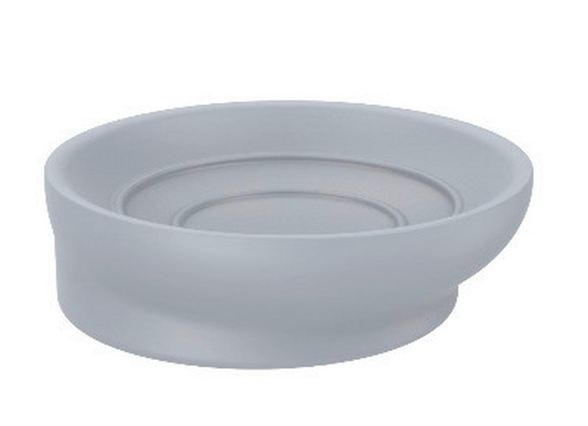 MÝDLENKA Hug, 9,5/2,9cm, šedá - šedá, Moderní, plast (9,5/2,9cm) - Premium Living