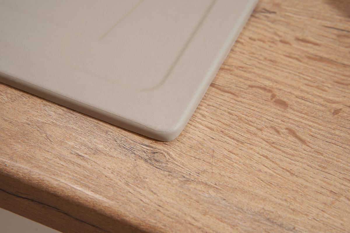 Spüle Respekta Boston Stein Bxt: 86x50 Cm - Beige, Trend, Glas/Kunststoff (86/20/50cm) - Respekta