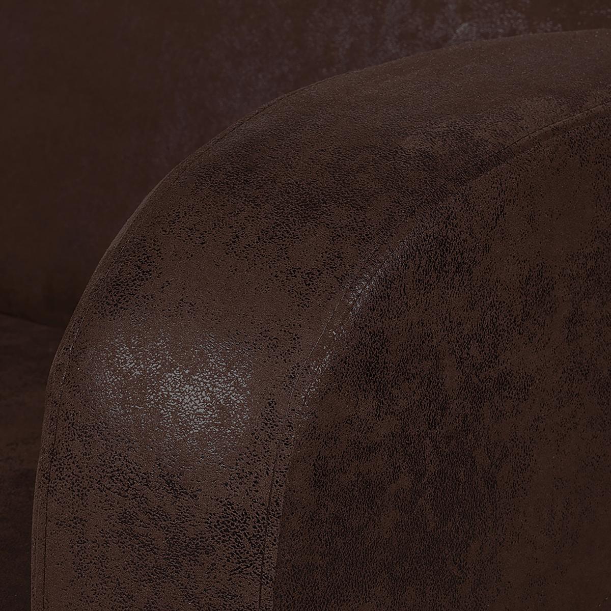 Sessel Antis Dunkelbraun B: 92 cm - Dunkelbraun, Design, Textil (92/80/89cm) - Livetastic