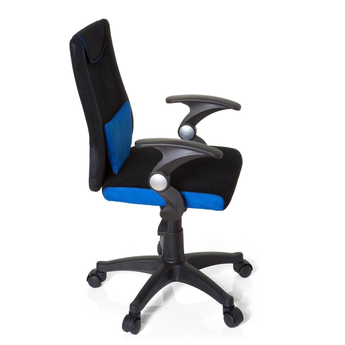 Jugenddrehstuhl Kiddy Pro Al Blau/Schwarz - Blau/Schwarz, Basics, Kunststoff (50/87-97/40cm) - MID.YOU