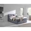 Boxspringbett Flora 140x200 cm Hellgrau - Hellgrau/Schwarz, MODERN, Textil (140/200cm) - Livetastic Boxspringbett Flora 140x200 cm Hellgrau - Hellgrau/Schwarz, MODERN, Textil (140/200cm) - Livetastic