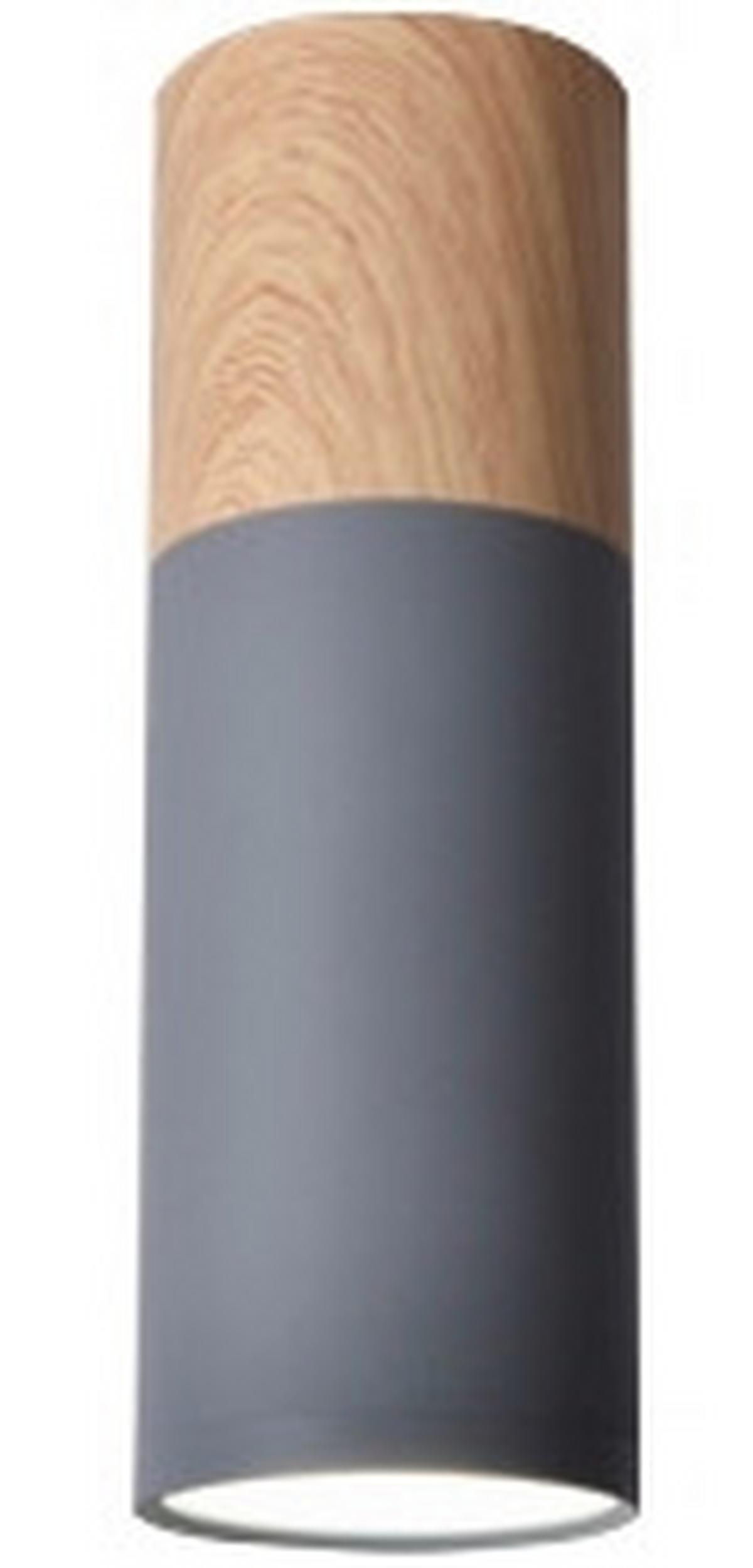 Deckenleuchte 2284286 Tuba - Grau, Natur, Metall (6.8/6.8/20cm)