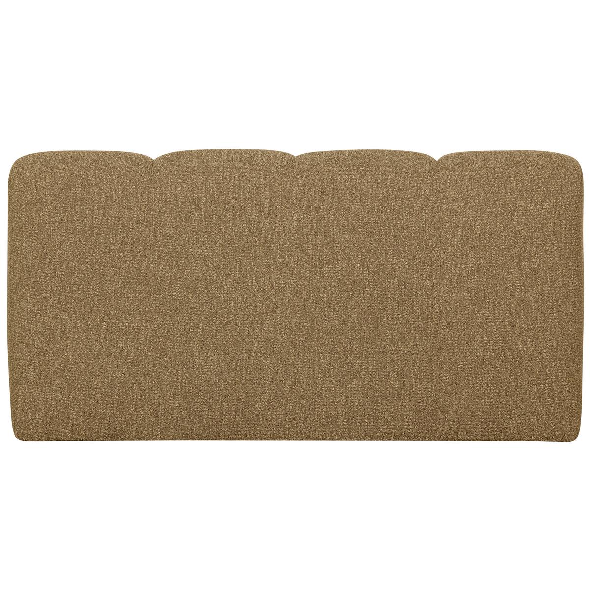 Sitzbank Mojo Dunkelgelb B: 164cm - Dunkelgelb/Schwarz, MODERN, Textil (164/83/73cm) - Livetastic