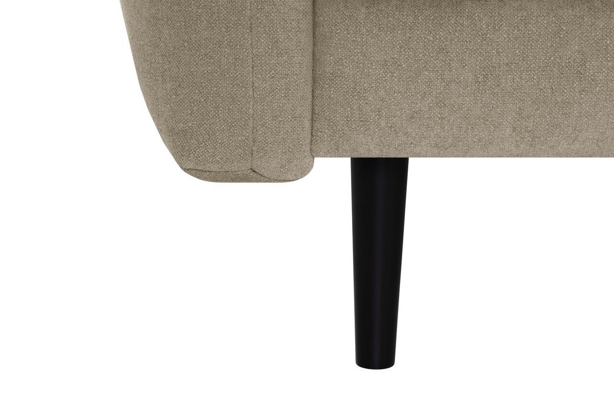 Einsitzer Mysholm B: 102 cm Beige - Beige/Schwarz, KONVENTIONELL, Textil (102/86/102cm) - MID.YOU