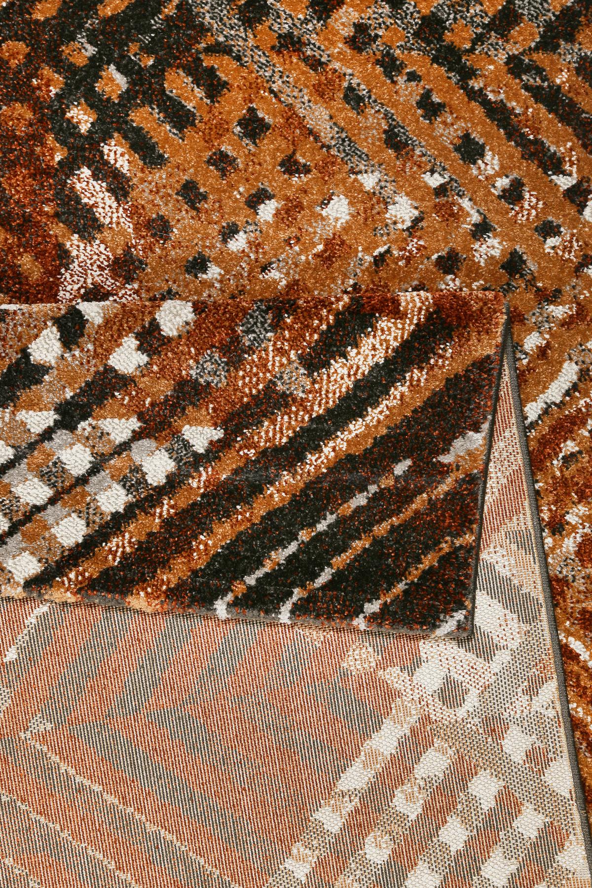 Webteppich Brau/rost, Bxl: Ca. 80x150 Cm - Rostfarben/Braun, KONVENTIONELL, Textil (80/150cm) - Esprit