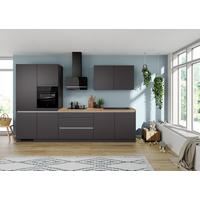 Küchenblock Ip 3150 - Eichefarben/Graphitfarben, Trend, Holzwerkstoff (340cm) - Impuls