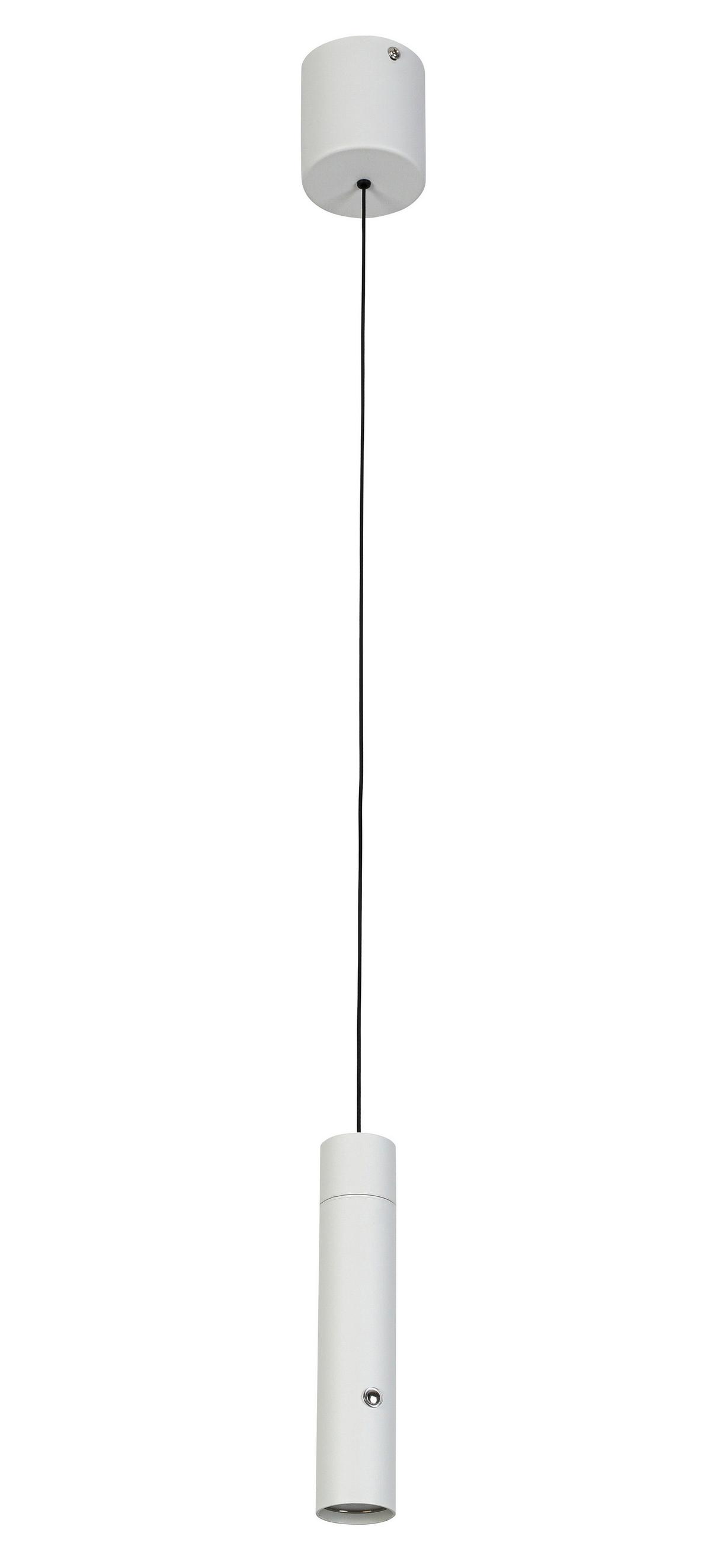 ZÁVĚSNÉ SVÍTIDLO SUSO - bílá, Moderní, kov/plast (3,8/3,8/150cm) - Mömax