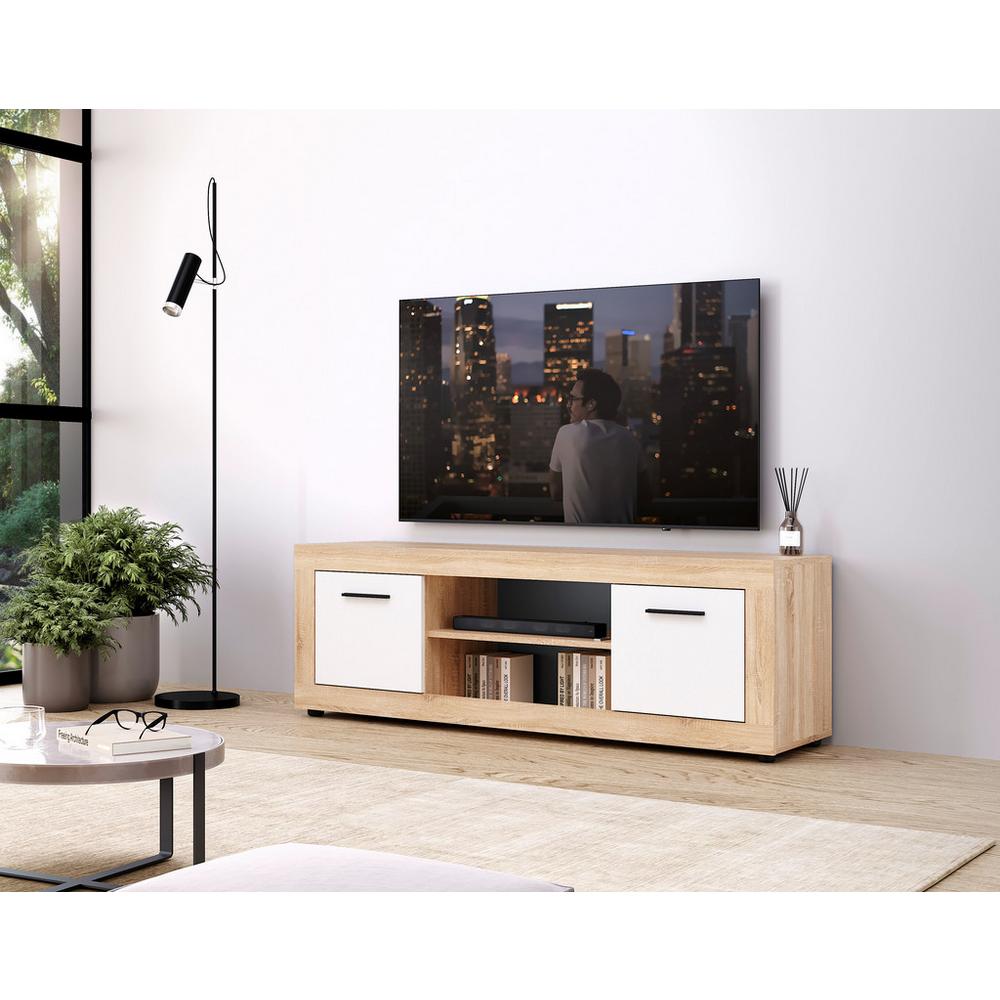 TV díl LUNA bílá/sonoma