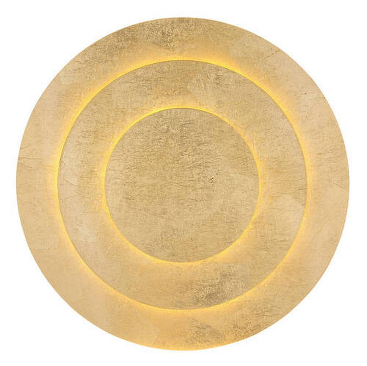 Led-deckenleuchte 48465-24 - Goldfarben, Design, Metall (35/4,7cm) - Globo