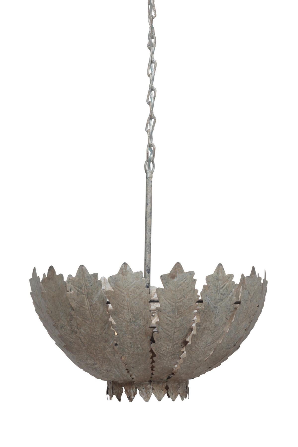 Hängeleuchte Autumn Leaves Large Champagner - Trend, Metall (77/77/31cm) - Kayoom