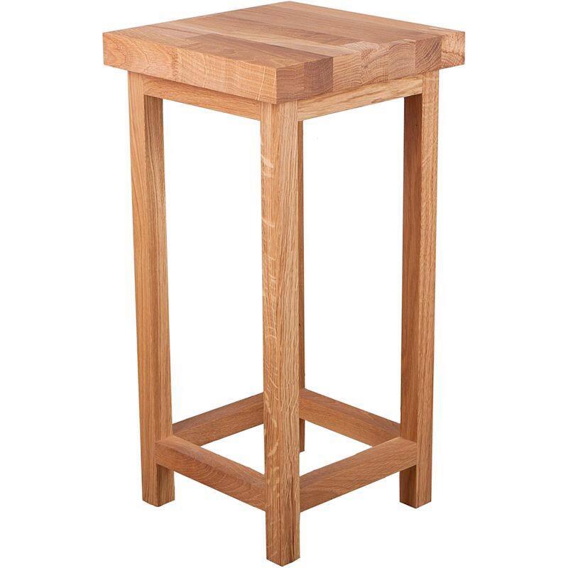 GARTENHOCKER Eichefarben geölt - Eichefarben, Basics, Holz (30/60/30cm) - Gardenson