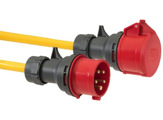 CEE Verlängerungskabel 10m - Gelb/Rot, KONVENTIONELL, Kunststoff/Metall - ABL CEE Verlängerungskabel 10m - Gelb/Rot, KONVENTIONELL, Kunststoff/Metall - ABL