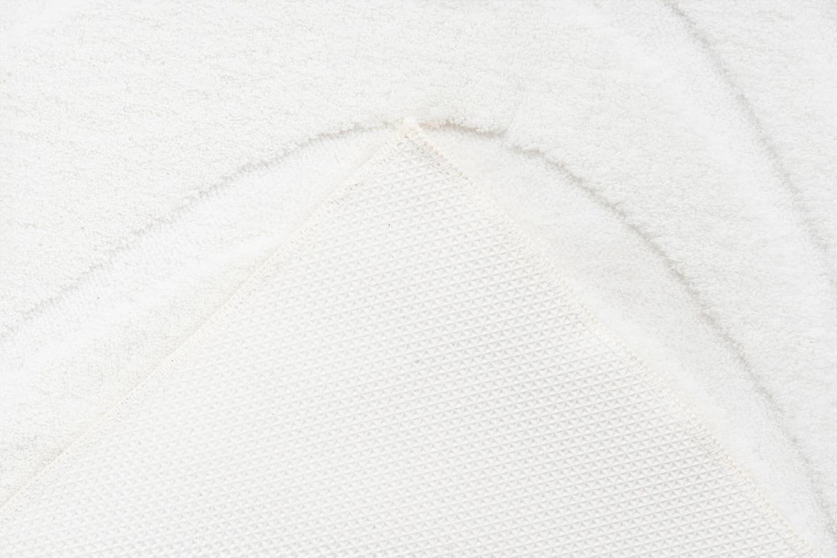 Badematte Ocean Touch Weiß - Basics (50/90cm) - Kayoom