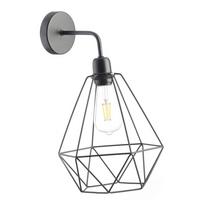 Wandleuchte 5016/Ap - Schwarz, Basics, Metall (24/24/30cm)