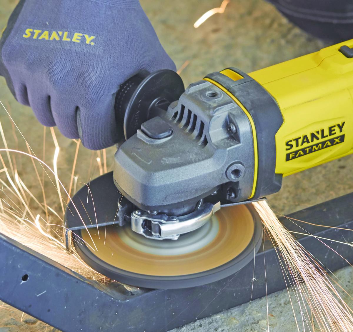 Akku-winkelschleifer Stanley Fatmax 9.000 U/min - Gelb/Schwarz, Basics (15,9/12,8/39,3cm)
