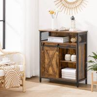 Kommode B: 70 Cm Braun/schwarz - Schwarz/Braun, Trend, Holzwerkstoff/Metall (70/80/30cm) - Boxxx