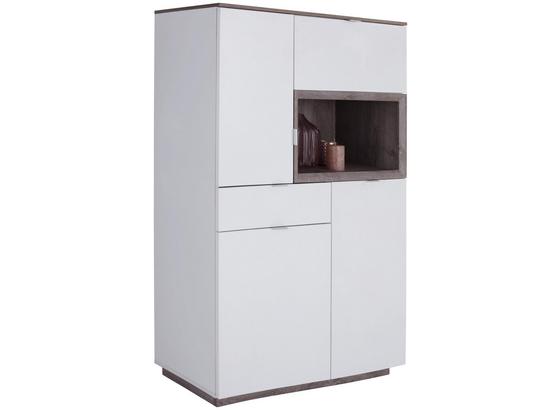Highboard Nagos - Eichefarben/Weiß, MODERN, Holzwerkstoff (100/149,2/36,9cm) Highboard Nagos - Eichefarben/Weiß, MODERN, Holzwerkstoff (100/149,2/36,9cm)
