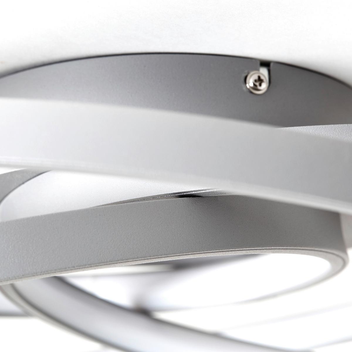 Led-deckenleuchte G96894/22 Labyrinth - Grau, KONVENTIONELL, Glas/Metall (40/13cm) - Brilliant