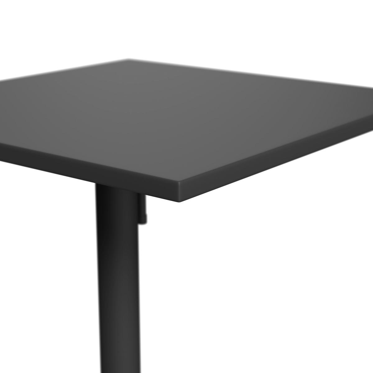 Gartentisch -Klapptisch Rom - Anthrazit, MODERN, Metall (70/72/70cm) - Beldano