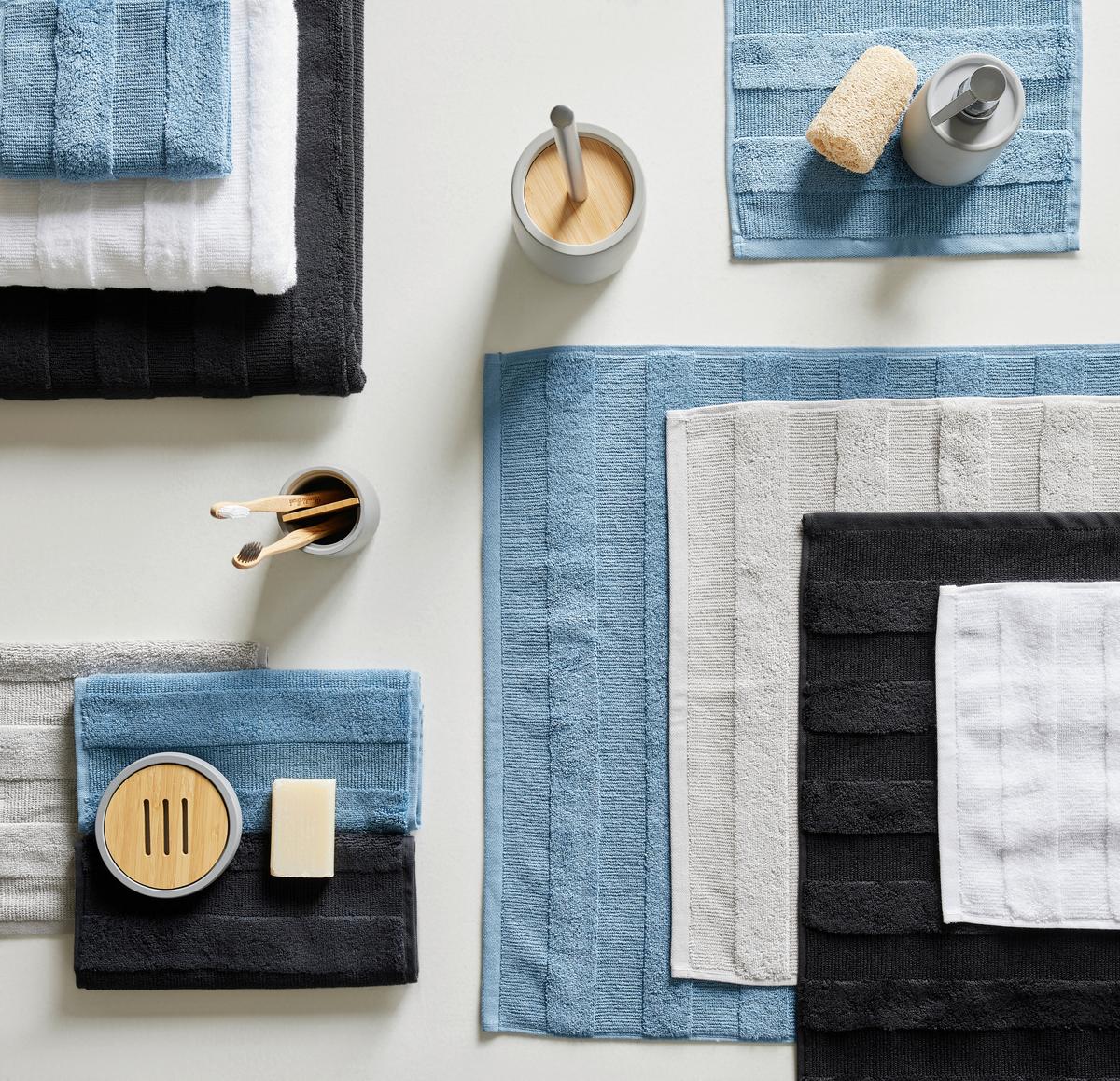 RUČNÍK PRO HOSTY Chris, 30/50cm, černá - černá, textil (30/50cm) - Premium Living