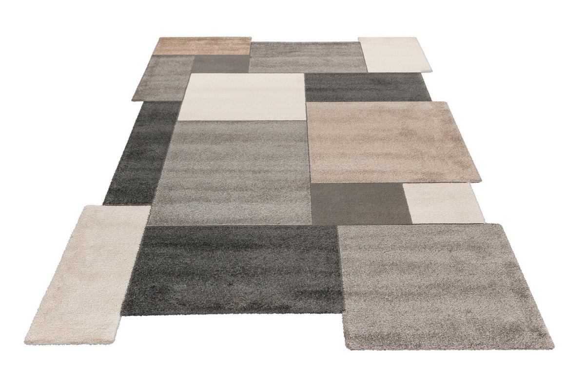 Flachwebteppich My Frisco 285 - Grau, Basics, Textil (160/230cm) - Obsession